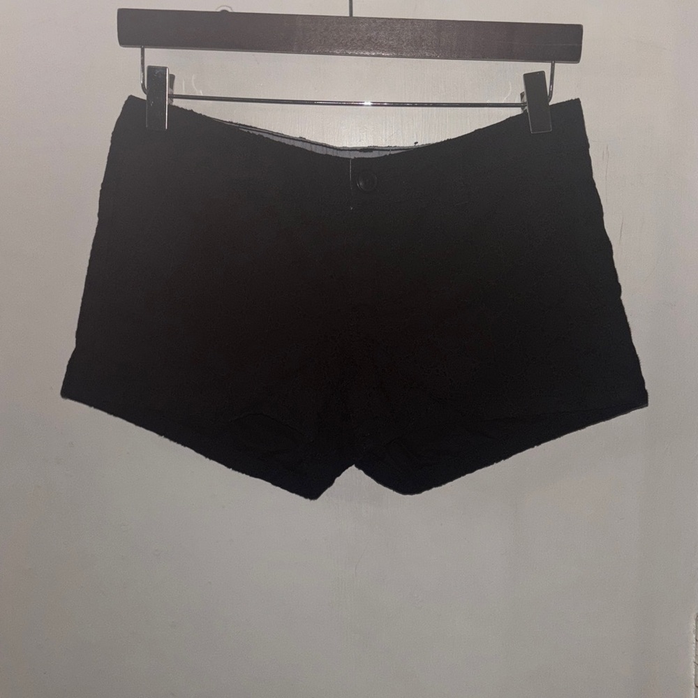 SO Clothing Black Lace Shorts Size 5 Juniors Boho Summer Preppy Festival Vacay